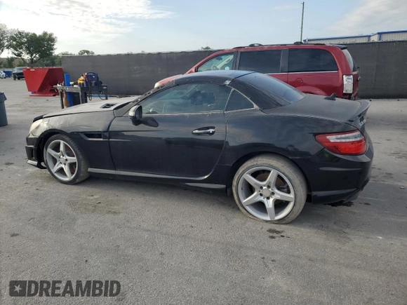 2013 Mercedes-Benz SLK 250 with VIN WDDPK4HA9DF061496, listed as a Copart auction lot 55575215 with 94,123 mi miles and Salvage Title. Bid and sale history available at DreamBid. Image 2.