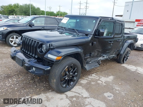 2023 Jeep Gladiator Overland with VIN 1C6HJTFG6PL555153, listed as a IAAI auction lot 42210878 with 40,576 mi miles and . Bid and sale history available at DreamBid. Image 2.