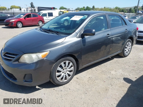 2013 Toyota Corolla L with VIN 2T1BU4EE4DC110876, listed as a IAAI auction lot 42063893 with 364,432 mi miles. Bid and sale history available at carsss.com. Image 2.