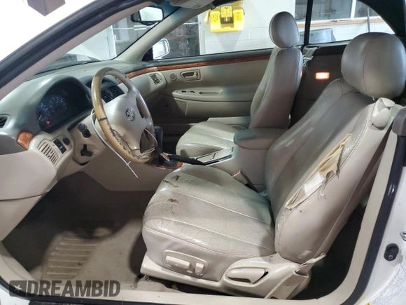 2002 Toyota Solara SE with VIN 2T1FF28P32C599054, listed as a Copart auction lot 51360295 with 293,688 mi miles and Salvage Title. Bid and sale history available at DreamBid. Image 7.