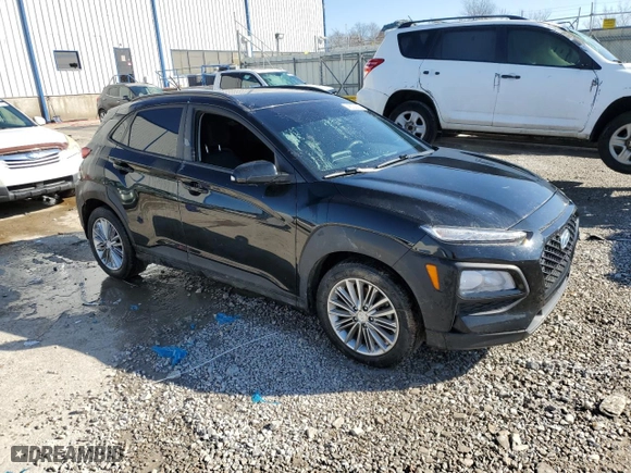 2021 Hyundai Kona SEL with VIN KM8K2CAA5MU617593, listed as a Copart auction lot 45023555 with 61,976 mi miles and Non Repairable. Bid and sale history available at carsss.com. Image 4.