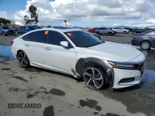 2019 Honda Accord Touring with VIN 1HGCV2F93KA030429, listed as a Copart auction lot 49258805 with 62,715 mi miles and Salvage title. Bid and sale history available at DreamBid. Image 4.