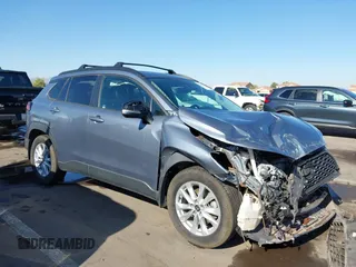 2022 Toyota Corolla Cross LE with VIN 7MUBAABGXNV016982, listed as a IAAI auction lot 42548352 with 69,881 mi miles and . Bid and sale history available at DreamBid. Image 1.