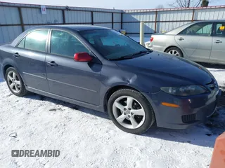 2007 Mazda Mazda6 i Sport VE with VIN 1YVHP80C675M03706, listed as a IAAI auction lot 41578632 with 161,956 mi miles. Bid and sale history available at carsss.com. Image 1.