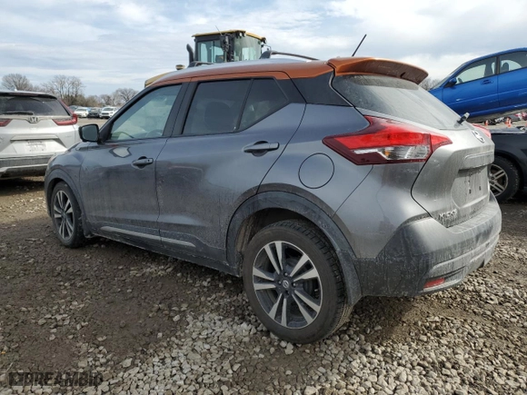 2018 Nissan Kicks S with VIN 3N1CP5CUXJL511095, listed as a Copart auction lot 46493875 with NaN miles and Salvage Title. Bid and sale history available at carsss.com. Image 2.