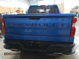 2022 Chevrolet Silverado 1500 Custom Trail Boss with VIN 3GCPDCED1NG581334, listed as a Copart auction lot 43430205 with 36,650 mi miles and Non Repairable. Bid and sale history available at DreamBid. Image 6.