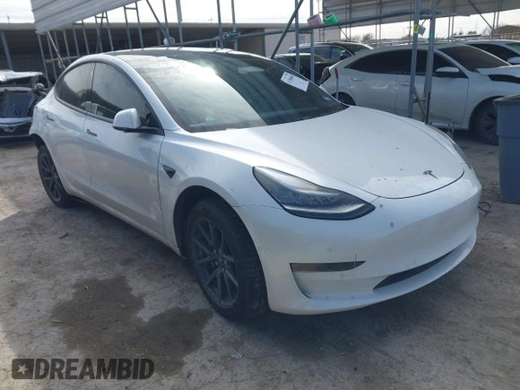 2019 Tesla Model 3 Mid Range with VIN 5YJ3E1EA6KF464615, listed as a IAAI auction lot 41306600 with 79,478 mi miles and . Bid and sale history available at DreamBid. Image 1.