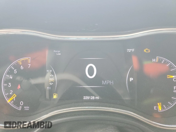 2015 Jeep Grand Cherokee Overland with VIN 1C4RJFCT2FC762573, listed as a Copart auction lot 59123275 with 229,128 mi miles and Salvage title. Bid and sale history available at DreamBid. Image 9.