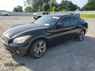 2013 Infiniti M with VIN JN1BY1AR7DM603601, listed as a Copart auction lot 61649415 with Not provided miles and Salvage title. Bid and sale history available at DreamBid. Image 1.