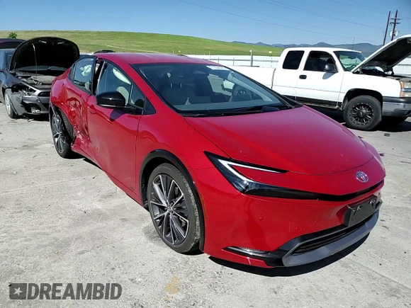 2024 Toyota Prius LE with VIN JTDADABU8R3010236, listed as a Copart auction lot 61234525 with 10,065 mi miles and Salvage title. Bid and sale history available at DreamBid. Image 14.