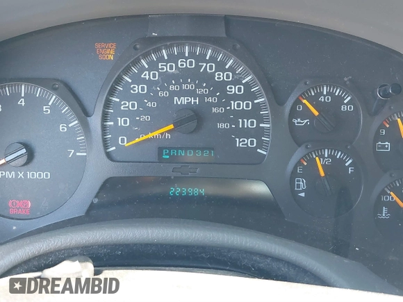 2004 Chevrolet TrailBlazer EXT LT with VIN 1GNET16S246147331, listed as a IAAI auction lot 40595061 with 223,984 mi miles. Bid and sale history available at carsss.com. Image 7.