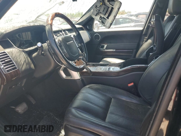 2014 Land Rover Range Rover HSE with VIN SALGS2VF9EA125378, listed as a Copart auction lot 57880525 with 73,330 mi miles and Salvage title. Bid and sale history available at DreamBid. Image 7.