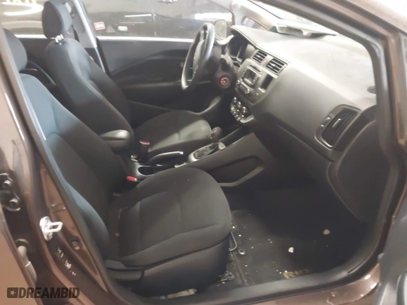 2013 Kia Rio SX with VIN KNADN5A32D6136879, listed as a IAAI auction lot 41815817 with 110,763 mi miles. Bid and sale history available at carsss.com. Image 5.