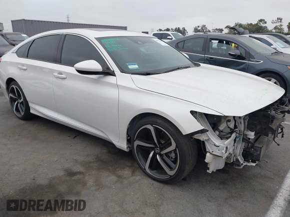 2020 Honda Accord Sport with VIN 1HGCV2F32LA027650, listed as a IAAI auction lot 42723709 with 48,289 mi miles and . Bid and sale history available at DreamBid. Image 1.