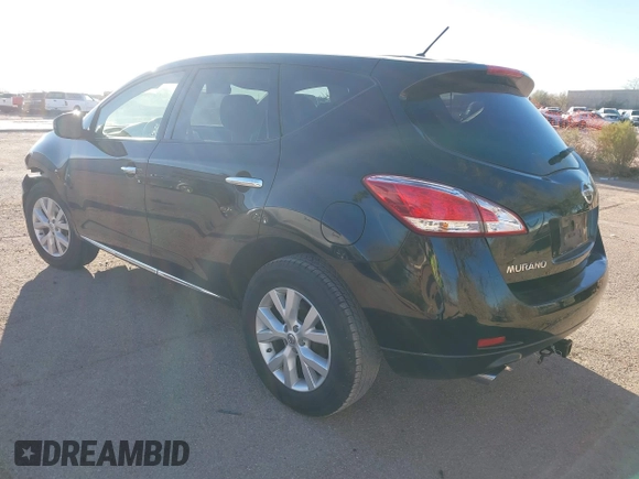 2013 Nissan Murano SL with VIN JN8AZ1MU1DW201782, listed as a IAAI auction lot 41653993 with 134,976 mi miles. Bid and sale history available at carsss.com. Image 3.