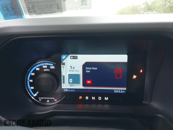 2023 Ford Bronco с VIN 1FMDE5CH6PLC11404, выставлен на аукционе IAAI как лот 42274412 с пробегом 5 243 миль миль и . История ставок и продаж доступна на DreamBid. Изображение 7.