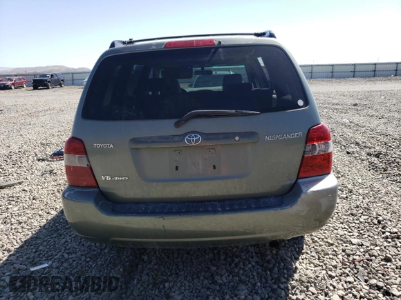 2005 Toyota Highlander with VIN JTEEP21A150102107, listed as a Copart auction lot 51978085 with 236,241 mi miles and Salvage Title. Bid and sale history available at DreamBid. Image 6.