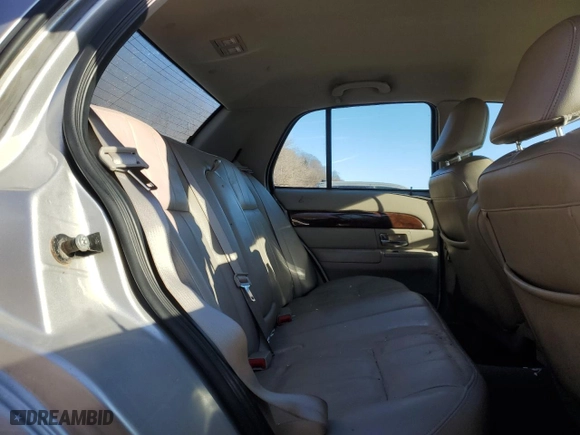 2007 Mercury Grand Marquis LS with VIN 2MEFM75V47X634644, listed as a Copart auction lot 45924655 with 144,640 mi miles and Salvage Title. Bid and sale history available at carsss.com. Image 10.