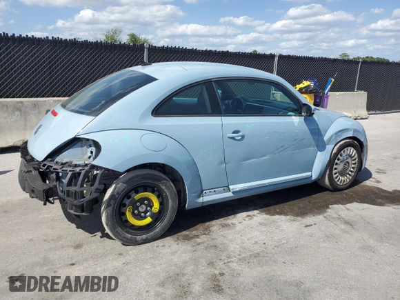2014 Volkswagen Beetle 2.5L w/Sun with VIN 3VWJP7AT8EM633476, listed as a Copart auction lot 53447715 with 120,074 mi miles and Salvage Title. Bid and sale history available at DreamBid. Image 3.