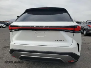 2024 Lexus RX 350 with VIN JTJCHMAAXR2015902, listed as a Copart auction lot 50845955 with 9,480 mi miles and Salvage title. Bid and sale history available at DreamBid. Image 6.