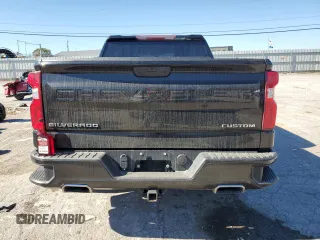 2019 Chevrolet Silverado 1500 Custom with VIN 1GCUYBEFXKZ272377, listed as a Copart auction lot 77071514 with 109,856 mi miles and Salvage Title. Bid and sale history available at DreamBid. Image 6.