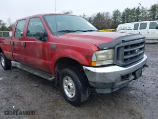 2002 Ford Super Duty F-250 XL with VIN 1FTNW21L72ED09298, listed as a IAAI auction lot 41914061 with 162,860 mi miles. Bid and sale history available at carsss.com. Image 1.