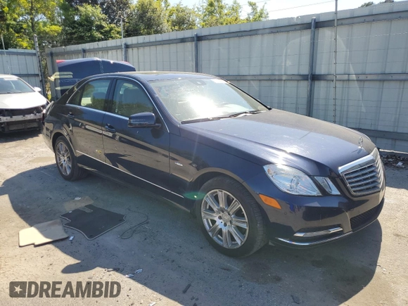 2012 Mercedes-Benz E 350 Luxury with VIN WDDHF5KB2CA569773, listed as a Copart auction lot 52758885 with 177,488 mi miles and Salvage Title. Bid and sale history available at DreamBid. Image 4.