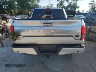 2018 Ford F-150 XL with VIN 1FTFW1E11JFD73191, listed as a Copart auction lot 60632965 with Not provided miles and Salvage title. Bid and sale history available at DreamBid. Image 6.