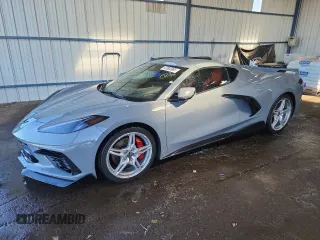 2024 Chevrolet Corvette 2LT z VIN 1G1YB2D48R5108901, wystawiony jako Copart lot #47093985 z przebiegiem 9 730 mil mil oraz Szkoda całkowita • Salvage title. Historia ofert i sprzedaży dostępna na DreamBid. Obrazek 1.