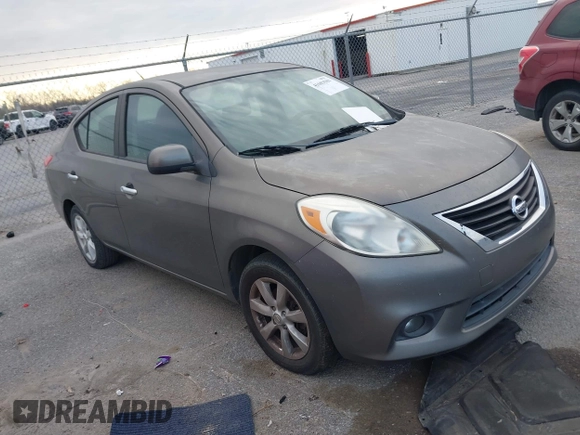 2012 Nissan Versa SL with VIN 3N1CN7AP2CL814602, listed as a IAAI auction lot 41683581 with 160,891 mi miles. Bid and sale history available at carsss.com. Image 1.