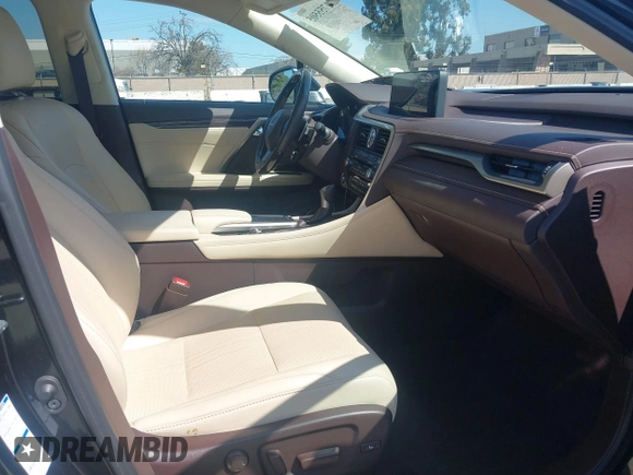 2020 Lexus RX with VIN 2T2JGMDA0LC048405, listed as a IAAI auction lot 41755505 with 62,542 mi miles. Bid and sale history available at carsss.com. Image 5.