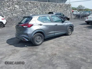 2021 Nissan Kicks S with VIN 3N1CP5BV6ML544383, listed as a IAAI auction lot 41745364 with 46,387 mi miles. Bid and sale history available at carsss.com. Image 4.