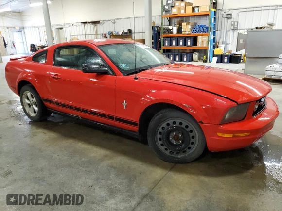 2007 Ford Mustang Deluxe with VIN 1ZVHT80N775202624, listed as a Copart auction lot 62857885 with 154,960 mi miles and Salvage title. Bid and sale history available at DreamBid. Image 4.