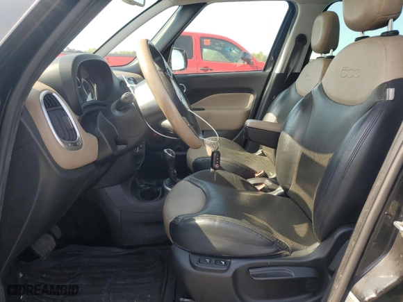 2014 FIAT 500L Lounge with VIN ZFBCFACH4EZ012256, listed as a Copart auction lot 52956725 with 114,014 mi miles and Salvage Title. Bid and sale history available at carsss.com. Image 7.