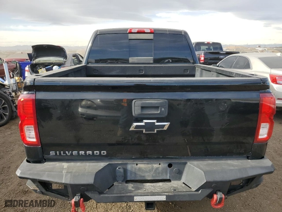 2017 Chevrolet Silverado 1500 LTZ with VIN 3GCUKSEJ0HG145376, listed as a Copart auction lot 85517024 with 0 mi miles and Non Repairable. Bid and sale history available at carsss.com. Image 6.
