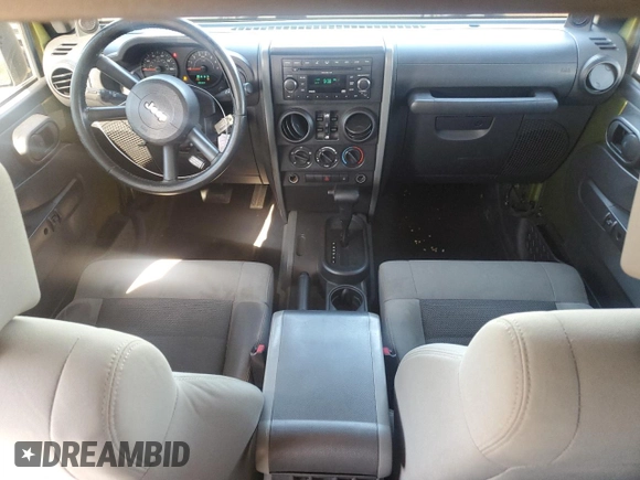 2008 Jeep Wrangler Unlimited X with VIN 1J4GB39108L505868, listed as a Copart auction lot 54970455 with 225,794 mi miles and Salvage Title. Bid and sale history available at DreamBid. Image 8.