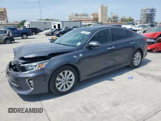 2018 Kia Optima S with VIN 5XXGT4L35JG205526, listed as a Copart auction lot 53288405 with 59,813 mi miles and Salvage Title. Bid and sale history available at carsss.com. Image 1.