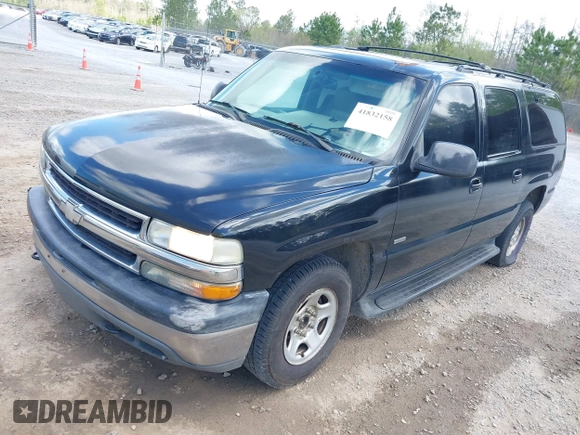 2001 Chevrolet Suburban LS with VIN 1GNEC16T91J316830, listed as a IAAI auction lot 41832158 with 143,332 mi miles. Bid and sale history available at carsss.com. Image 2.