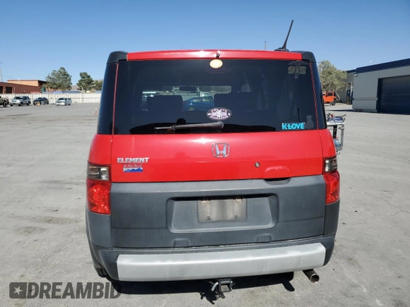 2006 Honda Element EX with VIN 5J6YH286X6L004459, listed as a Copart auction lot 55091275 with 110,164 mi miles and Salvage Title. Bid and sale history available at DreamBid. Image 6.