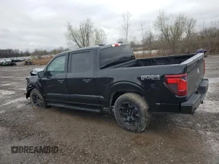 2024 Ford F-150 STX with VIN 1FTEW2LP1RFB39332, listed as a Copart auction lot 51200975 with 7,684 mi miles and Salvage Title. Bid and sale history available at carsss.com. Image 2.