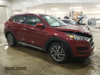 2019 Hyundai Tucson Limited with VIN KM8J3CAL9KU919122, listed as a Copart auction lot 44951195 with 136,175 mi miles and Salvage title. Bid and sale history available at DreamBid. Image 4.