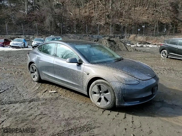 2022 Tesla Model 3 Long Range with VIN 5YJ3E1EBXNF316366, listed as a Copart auction lot 45661055 with 36,192 mi miles and Salvage Title. Bid and sale history available at carsss.com. Image 13.