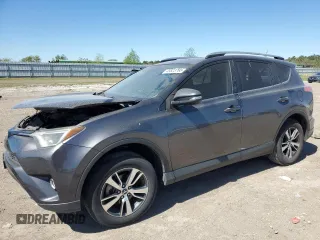 2018 Toyota RAV4 XLE with VIN JTMWFREV3JJ729302, listed as a Copart auction lot 49823765 with 100,576 mi miles and Salvage Title. Bid and sale history available at DreamBid. Image 1.
