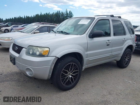 2006 Ford Escape Limited with VIN 1FMYU94196KC23595, listed as a IAAI auction lot 42737801 with 227,894 mi miles and . Bid and sale history available at DreamBid. Image 2.