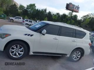 2012 Infiniti QX56 8-passenger with VIN JN8AZ2NC3C9317218, listed as a IAAI auction lot 42068393 with 221,820 mi miles. Bid and sale history available at carsss.com. Image 14.
