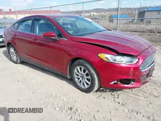 2015 Ford Fusion S with VIN 3FA6P0G72FR190407, listed as a IAAI auction lot 41875138 with 109,180 mi miles. Bid and sale history available at carsss.com. Image 1.