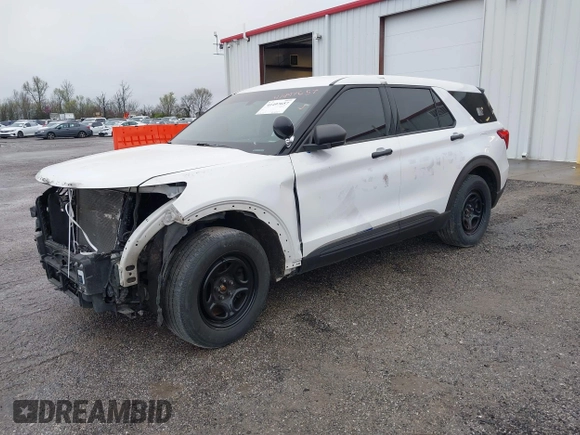 2021 Ford Police Interceptor with VIN 1FM5K8AC2MGC33023, listed as a IAAI auction lot 41497657 with 149,986 mi miles and . Bid and sale history available at DreamBid. Image 17.