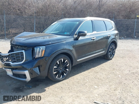 2023 Kia Telluride SX Prestige X-Pro with VIN 5XYP5DGC2PG365999, listed as a IAAI auction lot 41801800 with 38,088 mi miles and . Bid and sale history available at DreamBid. Image 18.