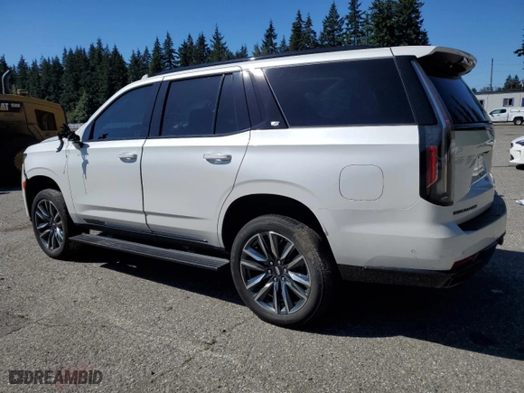2021 Cadillac Escalade Sport with VIN 1GYS4FKL8MR285811, listed as a Copart auction lot 69693544 with 49,793 mi miles and Salvage Title. Bid and sale history available at carsss.com. Image 2.