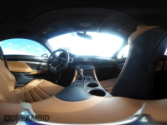 2015 Lexus RC 350 with VIN JTHSE5BC6F5000870, listed as a IAAI auction lot 41148203 with 83,882 mi miles. Bid and sale history available at carsss.com. Image 18.